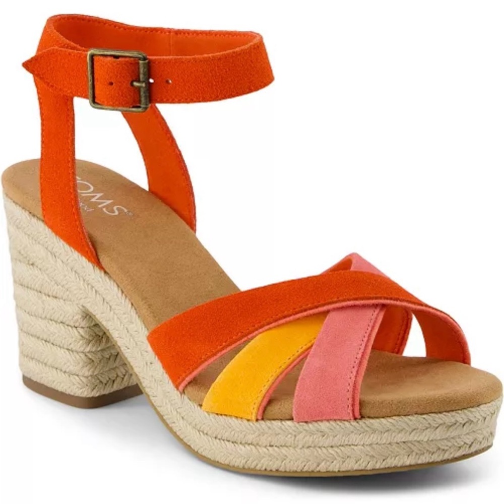 TOMS Women's Majorca Espadrille in Flame - New in box!